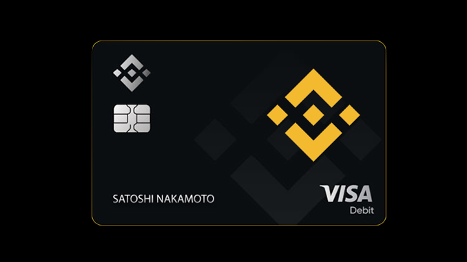 Binance виртуальная карта visa