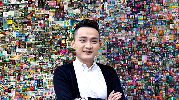 NFT artwork with record price – Justin Sun from TRON feels fooled –  Block-builders.net