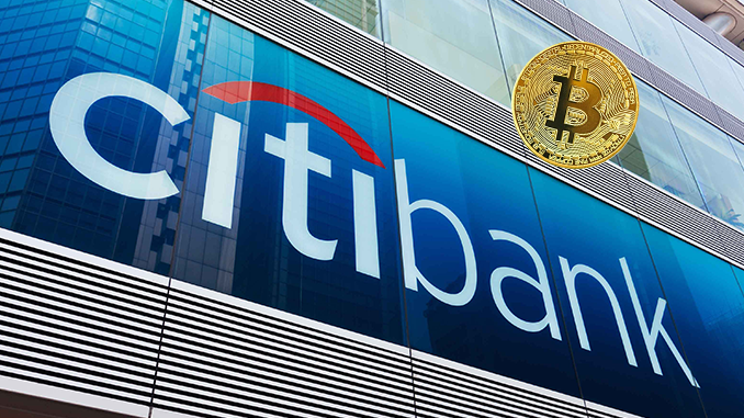 citi bank bitcoin