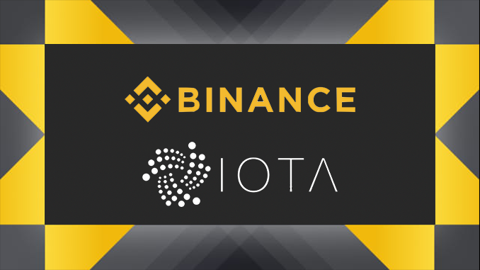 binance and iota