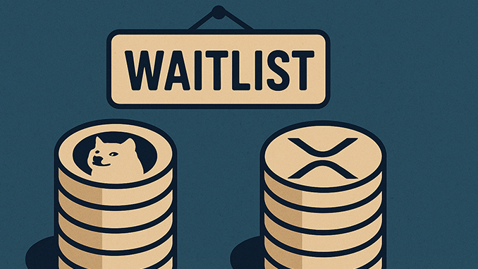 xrp-etfs-like-those-for-dogecoin-are-temporarily-put-on-a-waiting-list-by-the-sec